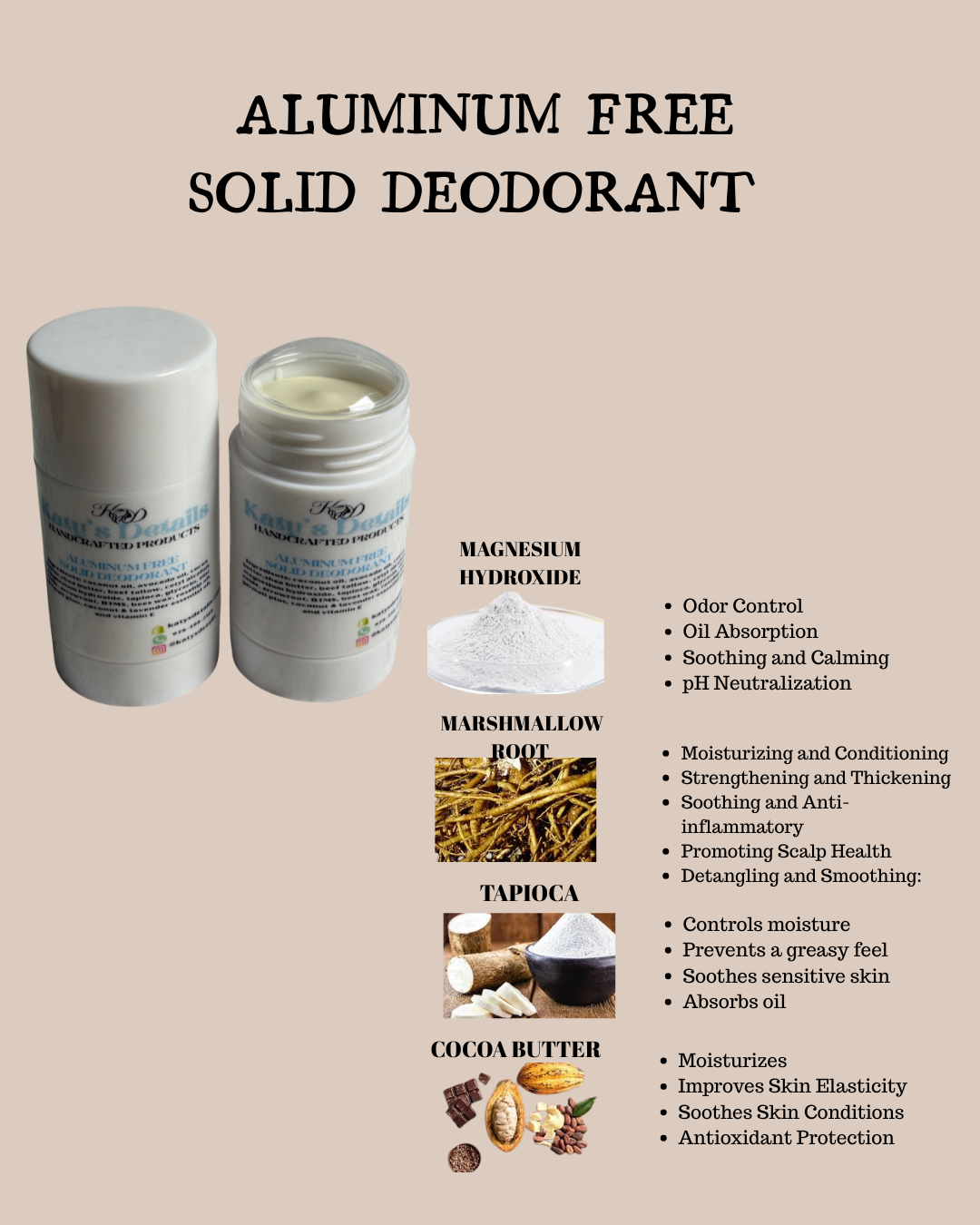 Aluminum Free Deodorants